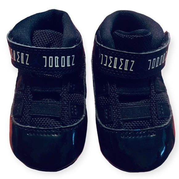 Nike Air Jordan 11 Crib/Bootie 'Space Jam' 378049-003 Baby Size 2C - Picture 3 of 5